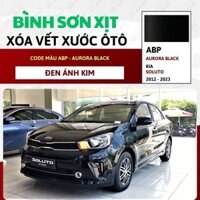 Sơn Xịt Xóa Vết Xước OH PAINT dùng cho xe KIA SOLUTO Màu ĐEN ÁNH KIM Code ABP - AURORA BLACK Cao Cấp