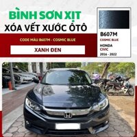 Sơn Xịt Xóa Vết Xước OH PAINT dùng cho xe HONDA CIVIC Màu XANH ĐEN Code B607M - COSMIC BLUE Cao Cấp