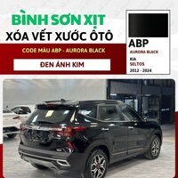 Sơn Xịt Xóa Vết Xước OH PAINT dùng cho xe KIA SELTOS Màu ĐEN ÁNH KIM code ABP - AURORA BLACK Cao Cấp