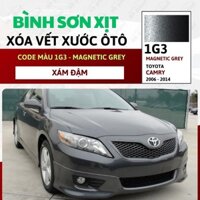 Sơn Xịt Xóa Vết Xước OH PAINT dùng cho xe TOYOTA CAMRY Màu XÁM ĐẬM code 1G3 - MAGNETIC GREY Cao Cấp