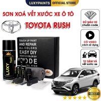 Sơn xóa vết xước xe ô tô Toyota Rush LUXYPAINTS, Bút tẩy xoá vết trầy xước sơn xe oto màu chuẩn CODE