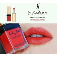 Son YSL Baby Doll Kiss & Blush số 19