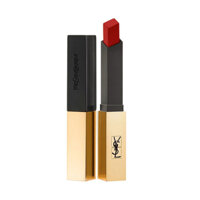 Son YSL Rouge Pur Couture The Slim Leather Matte Lipstick 33 Orange Desire – Màu Cam Cháy