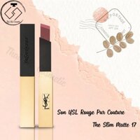 Son YSL Rouge Pur Couture The Slim Matte 17 Nude Antonym màu hồng đất