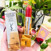 SON YSL ROUGE VOLUPTE SHINE COLLECTOR #120 TAKE MY RED AWAY- ĐỎ TƯƠI