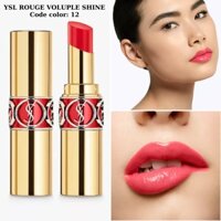 Son YSL Rouge Volupte Shine Màu Hồng San Hô 12