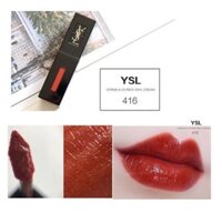 Son Y.S.L Vinyl Cream Lip Stain màu 416