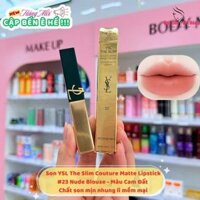 Son Yves Saint Laurent YSL The Slim 23 Màu Cam Đất (Mẫu Mới 2025)