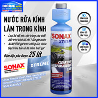 Sonax Nước Rửa Kính Và Làm Trong Kính Lái - Sonax Xtreme Clear View 1:100 250ml - Sonax 271141 - Nhập khẩu Đức