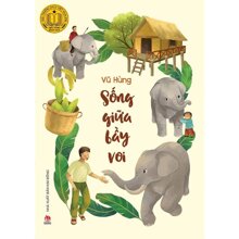 Tủ sách nhà văn Vũ Hùng sống giữa bầy voi