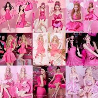 Sống Màu Hồng Barbie COS Cô Gái Ảnh Sinh Nhật Công Chúa Phong Cách Nghệ Thuật Chụp Ảnh Hộp Đêm Sân Khấu Biểu Diễn Trang Phục th94