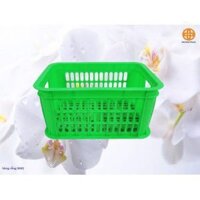 Sóng rỗng 5042 Việt Nhật, Sọt nhựa rỗng, Rổ nhựa công nghiệp, Khay đựng ra củ quả thuỷ hải sản (46x34x24)