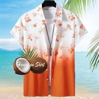Songkran2024 Cây Dừa Áo Sơ Mi Nam 3d In Hình Áo Sơ Mi Hawaii Thường Ngày Đi Biển 5xl Tay Ngắn Thời Trang 5xl Áo Tee Áo Nam Áo