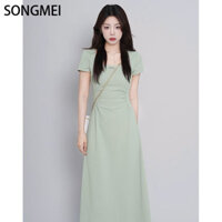 SONGMEl váy Đầm váy nữ body đầm Dễ thương Stylish Trendy Korean WLQ24203H0 38Z240921