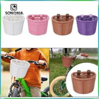 Sonia Giỏ Xe Đạp Trẻ Em Trang Trí Mặt Trước Với Dây Đeo Có Thể Điều Chỉnh Giỏ Tay Cầm Nhẹ Cho Công Viên Đi Xe Đạp Mua Sắm Dã Ngoại Cắm Trại