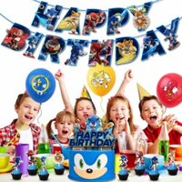 Sonic Birthday Theme Party Decoration