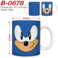 Sonic The Hedgehog Đuôi Hoạt Hình Gốm Cá Tính Trẻ Em Cốc Học Sinh Sáng Tạo Cốc Quà Tặng Sinh Nhật