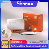 Sonoff Zbmini L2 Công tắc thông minh Zigbee Không cần dây trung tính Mô-đun 2 chiều tự động hóa gia đình Mô-đun không dây Ewelink Điều khiển ứng dụng cloud1