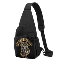 Sons of Anarchy Sling Bag Chest Bag Shoulder Backpack Cross Body Fashion Black