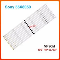 Sony 55X8050 - Bộ 10 thanh 6 led cho tivi Sony 55X8050 55X8000G và các dòng tương tự