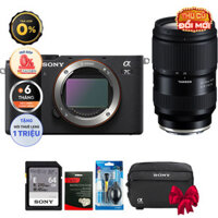 Sony A7C (Chính hãng) (Thẻ Nhớ 64GB + Túi Máy Ảnh + Bộ Vệ Sinh, Kèm Lens Tamron 28-75mm f/2.8 G2, Black)
