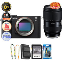 Sony A7C II (Chính hãng) (Bộ Pin Sạc + Thẻ Nhớ 64GB + Dây Đeo + Bộ Vệ Sinh, Kèm Lens Tamron 28-75mm f/2.8 G2, Black)