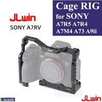 Sony A7M4 A7M3 A7R5 A7R4 A7S4 A9 A9ii JLWin | RIG Cage Khung bảo vệ Giá treo phụ kiện máy ảnh cho  A74 A7IV A7R4 A7S3 A9