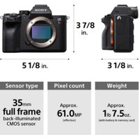 SONY A7R IV BODY - MỚI 100% - NHẬP KHẨU - BẢO HÀNH 12 THÁNG