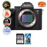 Sony Alpha a7 III (Chính hãng) (Thẻ Nhớ 64GB + Bộ Vệ Sinh, Body Only)