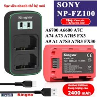 Sony FZ100 | Pin và Sạc máy ảnh SONY FX3 FX30 A7C A6700 A6600 A74 A73 A7R5 A7S3 A7R4 A9ii A1 Sony np-fz100 npfz100