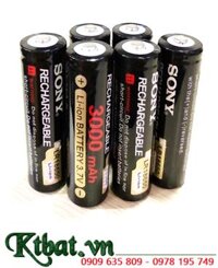 Sony LR18650; Pin sạc lithium 3.7v Sony LR18650 3000mAh _Đầu Lồi Cao (sử dụng Đèn pin)