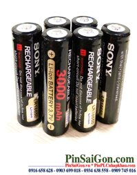 Sony LR18650; Pin sạc lithium 3.7v Sony LR18650 3000mAh _Đầu Lồi Cao (sử dụng Đèn pin)