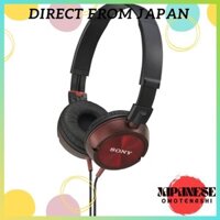 SONY MDR-ZX300 On-ear Studio Headphones - Red Parallel Imports