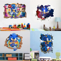 Sony Phòng Trẻ Em Tường Làm Đẹp Miếng Dán Trang Trí pvc Tự Dính Hoạt Hình Anime Graffiti Poster Dán Tường