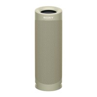 Sony SRSXB23 Extra BASS Bluetooth Wireless Portable Speaker (Taupe) with Knox Gear Multipurpose Outlet Wall Shelf Bundle (2 Items)
