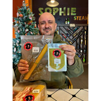 SOPHIE Steak 12 - Mỳ Ý thịt xông khói bacon pasta - sốt pesto pasta