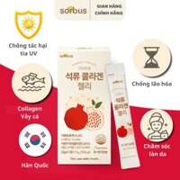 Sorbus - Thạch lựu Collagen Jelly Bar 1500mg  7 ngày