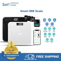 Sorf Cân do chi sõ co thê 180kg, do luòng BMI và 21 chi sõ, kêt nôi úng dung ioS/Android, sac USB, mat kính cuong lyc