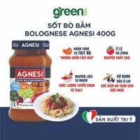 Sốt bò bằm Bolognese Agnesi 400g nhập khẩu từ Ý