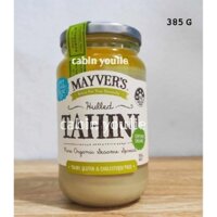 Sốt Bơ Mè Hữu Cơ hiệu Mayvers Tương Vừng Tahini Organic lọ 385 gram