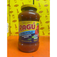 Sốt cà chua làm mì Ý truyền thống - Ragu Traditional 680g - Xuất xứ Mỹ - hủ thủy tinh- Date 12/25