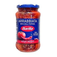 Sốt Cà Chua ỚT CAY ARRABBIATA Barilla (Ý) 400G (Dùng Chay Được, Không Chất B ả o Q u ản)