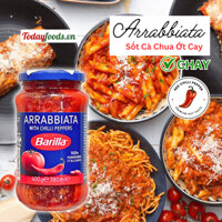 Sốt Cà Chua ỚT CAY ARRABBIATA Barilla (Ý) 400G (dùng chay được, không chất b ả o q u ản)