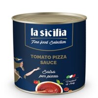 Sốt Cà Chua - Pizza Sauce Chuyên Dùng Cho Pasta Và Pizza Hộp 2.5 Kg La Sicilia Italia