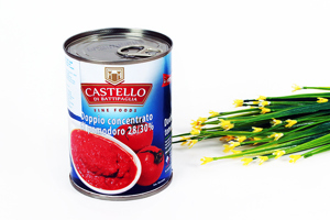 Sốt cà chua-Tomato Paste Castello Hộp 400g