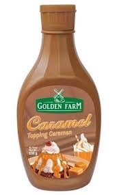 SỐT CARAMEL GOLDEN FARM CHAI 630GR