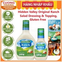 Sốt chấm, sốt trộn salad hiddenI valley ranch original size 236ml, 709ml