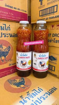Sốt chua ngọt thái hiệu con gà 980 ml (sốt xí muội thái)