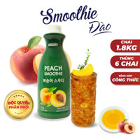 Sốt Đào Nghiền Nhuyễn Jupiter 1,8kg - Smoothie Hàn Quốc - Pha Trà Trái Cây, Đá Xay, Soda, Trà Sữa,..