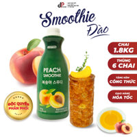Sốt Đào Nghiền Nhuyễn Jupiter 1,8kg - Smoothie Hàn Quốc - Pha Trà Trái Cây, Đá Xay, Soda, Trà Sữa,..